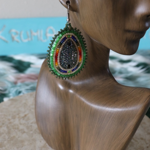 Seed Bead Earrings - Picture 8 of 8